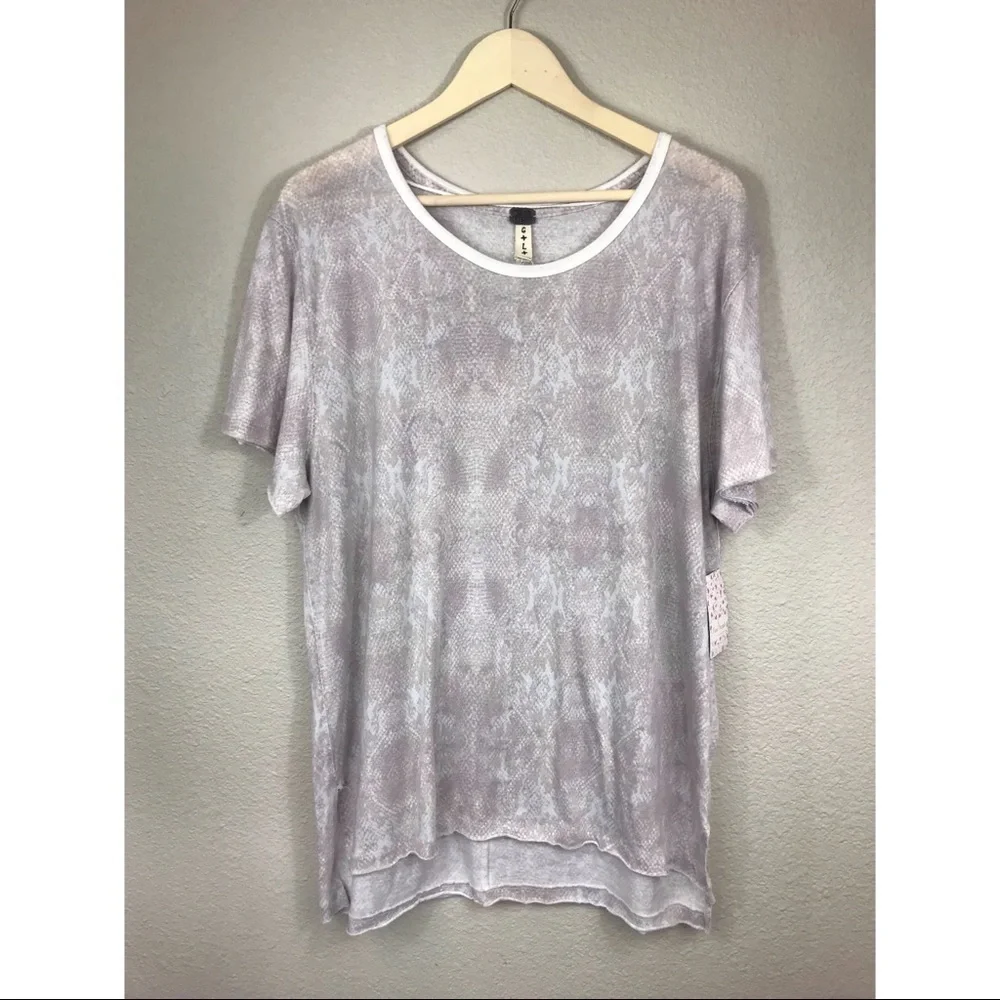 NWT Free People Print Me Perfect Tee